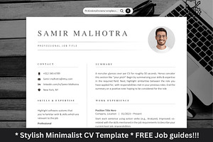 Resume/CV Modern Digital Template, a Resume Template by The Career Lab