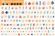303 Modern Flora Shapes and Patterns, an Object Graphic by Katrinelly (Thumbnail 4 of 12)