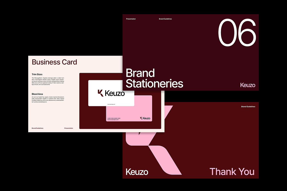 Keuzo - Brand Guideline Presentation, a Branding & Logo Template by Devators (Photo 7 of 7)
