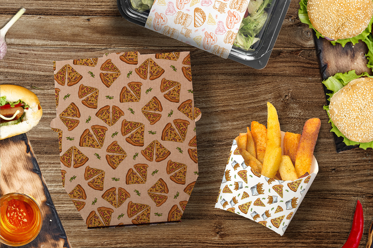 Fast Food-clipart+menu, a Food Illustration by Astarte_design (Photo 6 of 7)