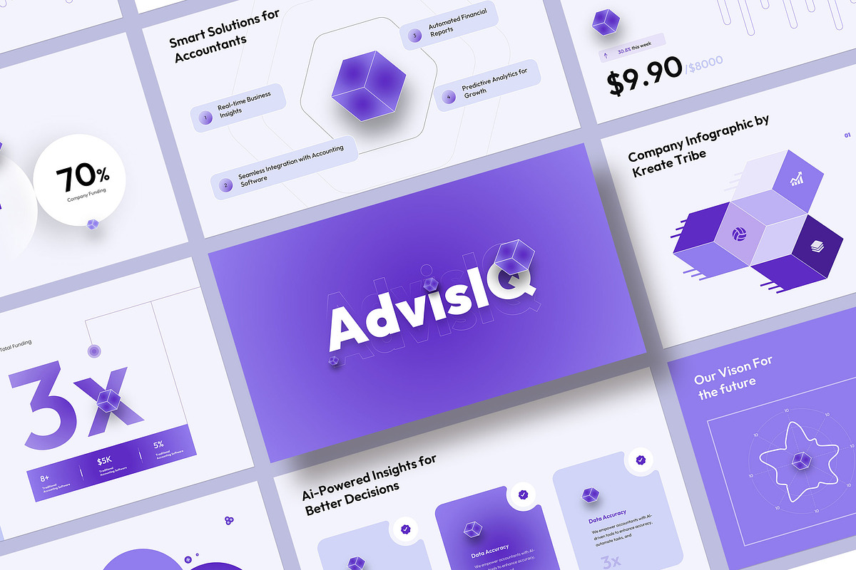 Accounting Advisory Pitch deck, a Presentation Template by KreateTribe (Photo 6 of 11)