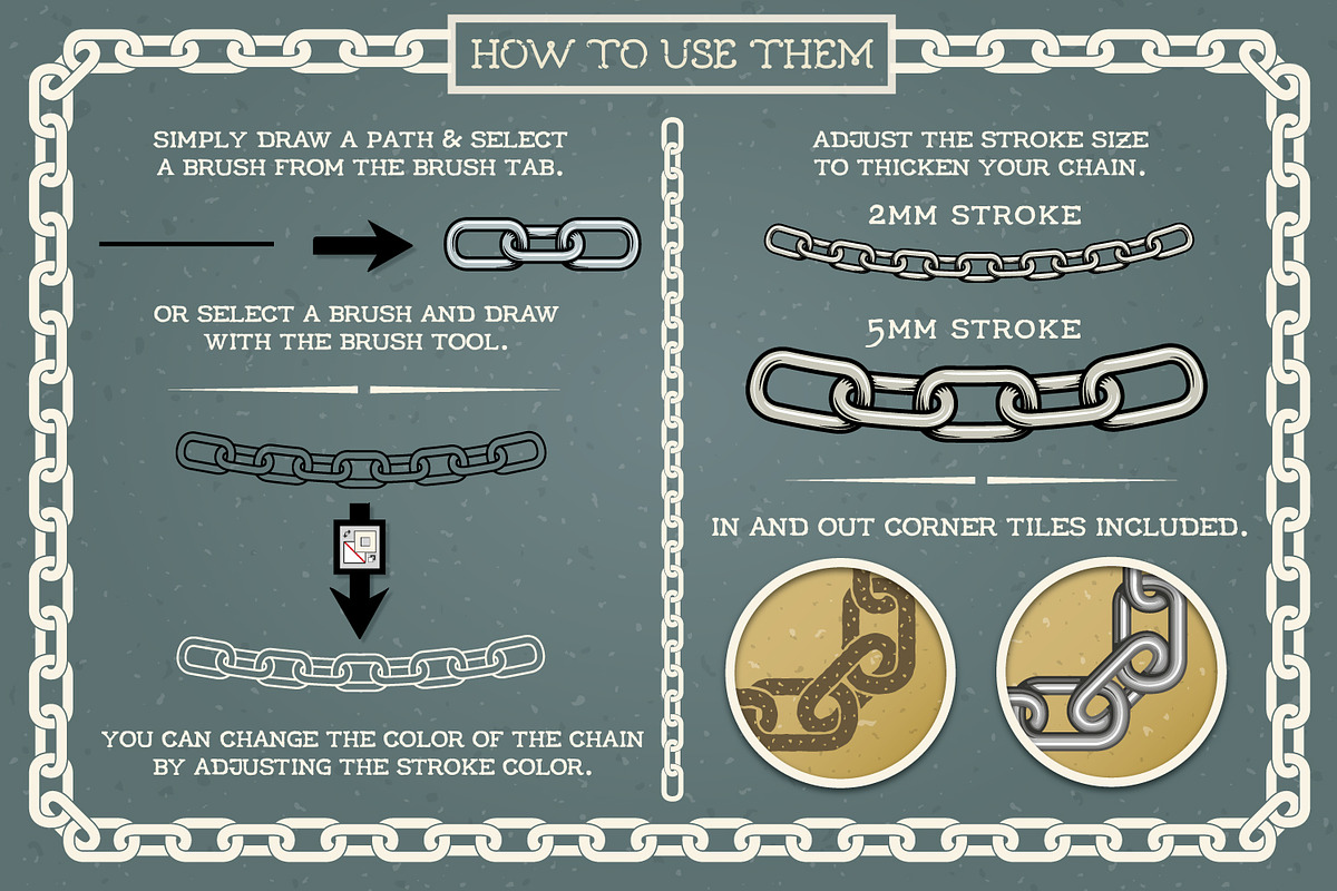 Chain Brushes preview 4