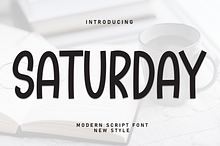 Saturday | Script Font