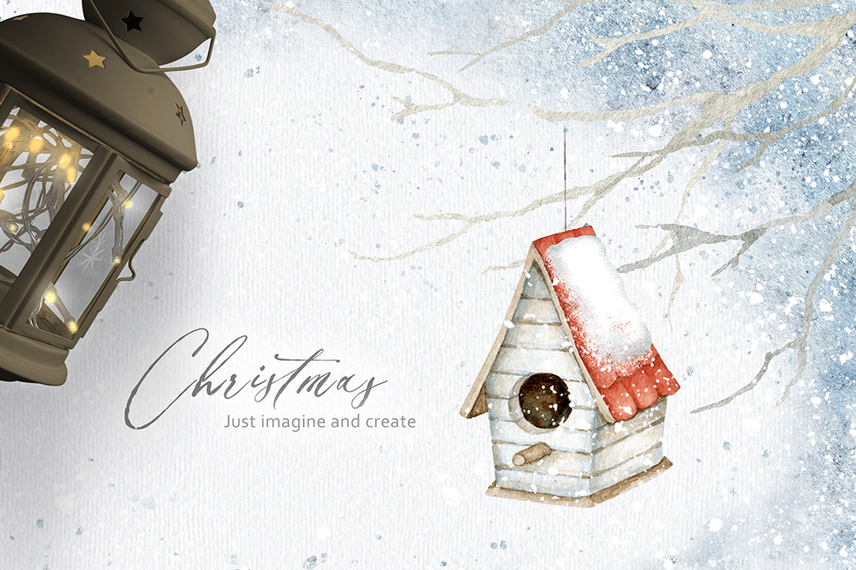 Christmas Miracle Watercolors, a Decorative Illustration by Eva Katerina (Photo 20 of 20)