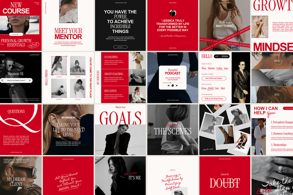 Social Media Templates Canva, a Social Media Template by The Soft Voice (Photo 3 of 7)