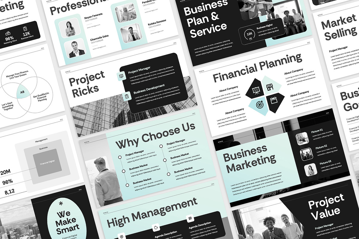 MENEGIA - Project Management PPT, a Presentation Template by rgbryand (Photo 6 of 7)