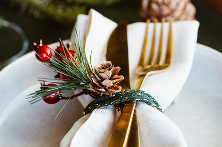 Festive table setting, a Holiday Photo by Edalin's Store