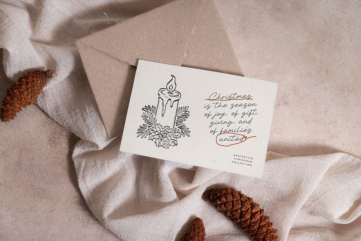Aesthetics Christmas | Illustration, a Seasonal Illustration by KetteCreate (Photo 14 of 21)