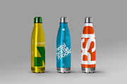 Metal Water Bottle Mockup - Insulate, a Mockup by Avelina Studio (Thumbnail 1 of 3)