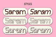 Jaengdo - Korean Display Typeface, a Handwritten Font by Pandeka Studio (Thumbnail 5 of 9)