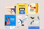 Illustrated Social Media Pack, a Social Media Template by Wilsonkjc (Thumbnail 3 of 5)