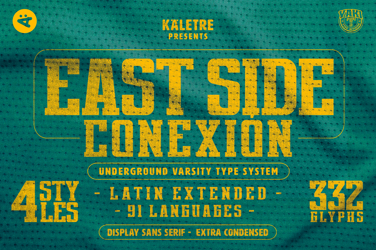 EAST SIDE CONEXION, a Serif Font by KÄLETRE (Photo 1 of 4)