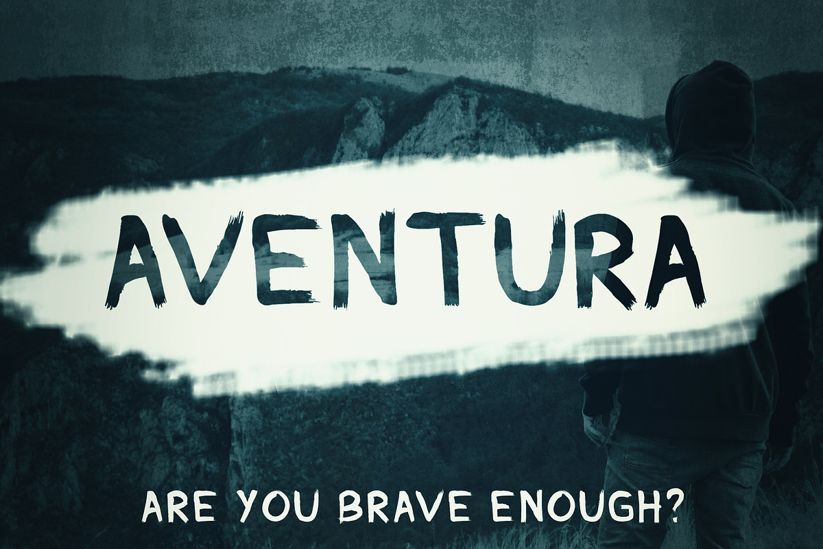 Aventura - Handmade Font