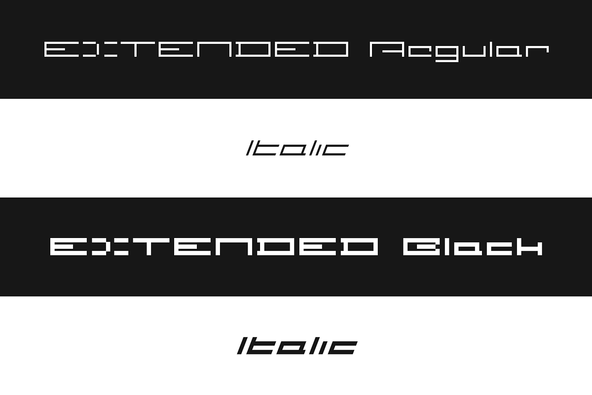 PROSTY Extended, a Sans Serif Font by Fontsphere (Photo 3 of 3)