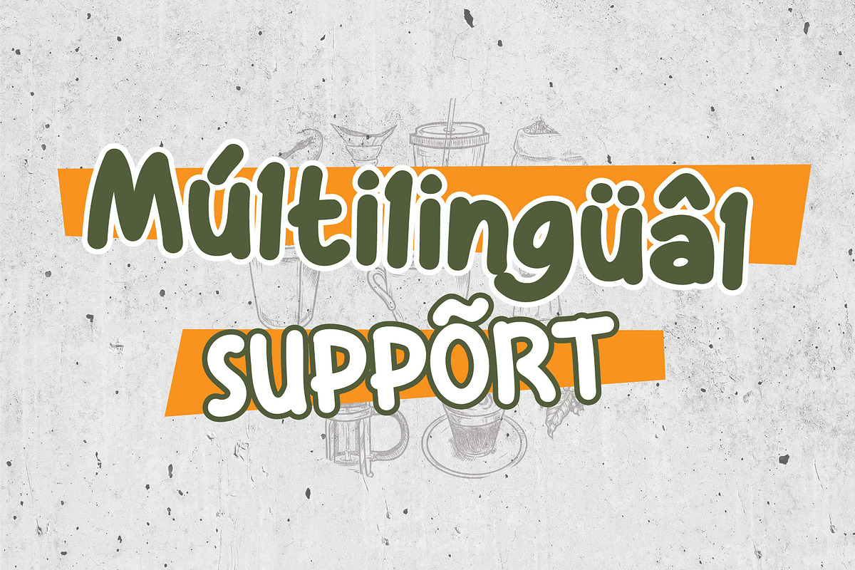 Dalgona Milk - Cute Font, a Handwritten Font by Salamahtype (Photo 7 of 7)