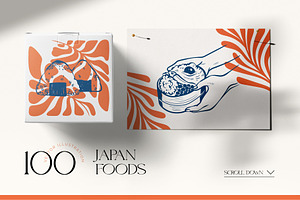 Japanese Food Illustration Kit