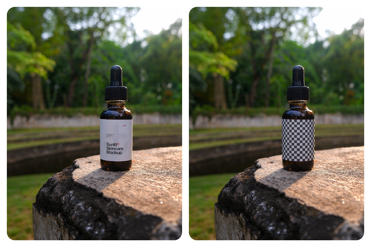 Sunlit Skincare Mockup Bundle PSD, a Packaging Mockup by Usethis Mockup (Photo 3 of 8)
