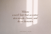 Milane - Classic Serif Font, a Serif Font by Creavora (Thumbnail 5 of 9)