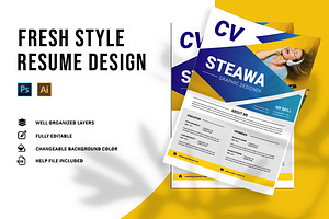 Fresh Style CV & Resume