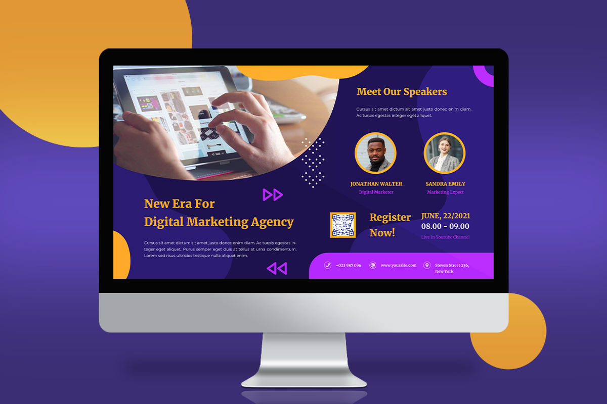 Digital Marketing Digital Poster, a Templates & Theme by Rahardi Creative