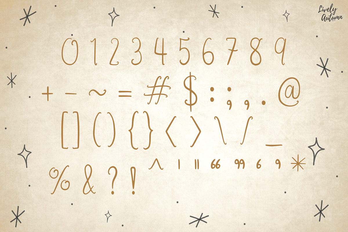 Warm wishes | Sans serif Handwriting, a Handwritten Font by LivelyAutumn11.11 (Photo 3 of 5)