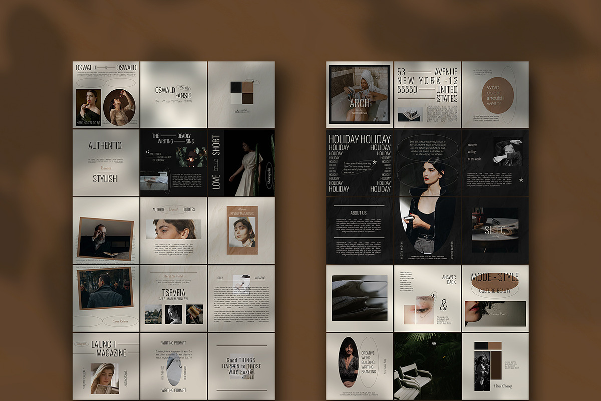 Bundle Minimalist Instagram Vol1, a Social Media Template by Azruca
