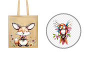 Spring Animal Clipart Bundle, an Illustration by Design Market (Thumbnail 5 of 5)