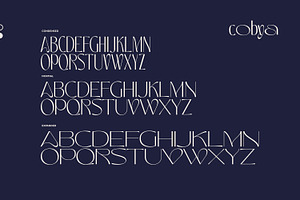 Cobya - Variable Weight Typeface