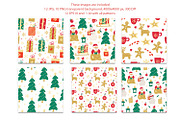 Merry Christmas Vector Collection, a Decorative Illustration by Anna Druzhkova (Thumbnail 4 of 10)