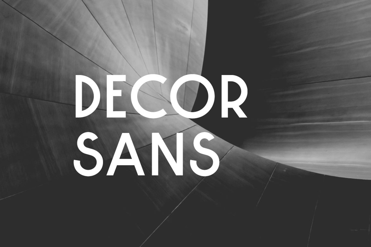 Decor Sans, a Sans Serif Font by Mark van Leeuwen (Photo 1 of 6)