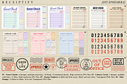 Receiptify - Vintage Ephemera Pack, an Object Graphic by Dina Mae (Thumbnail 4 of 11)