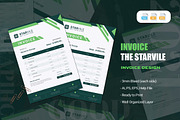 Starvile Invoice, a Business Card Template by AQR Studio (Thumbnail 1 of 2)