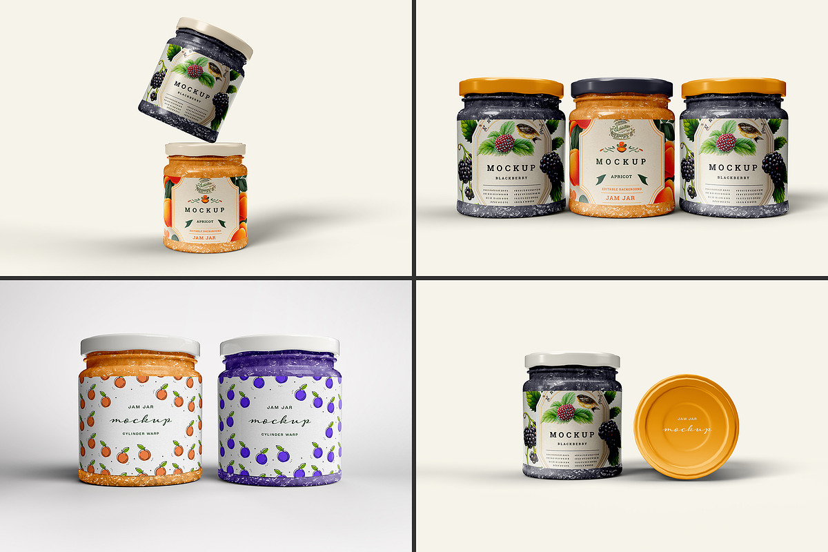 Jam Jar Mockup, a Cups & Container Mockup by dpi (Photo 5 of 6)