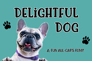 Delightful Dog, a Script Font by Kristy Hatswell (Thumbnail 9 of 9)
