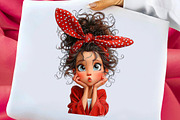 Whimsical Easter Girl Clipart, an Illustration by Libby Wishes (Thumbnail 7 of 8)