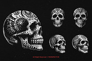 10 Bundle Dark Art Sugar Skull Death, an Illustration by Morspective (Thumbnail 5 of 7)