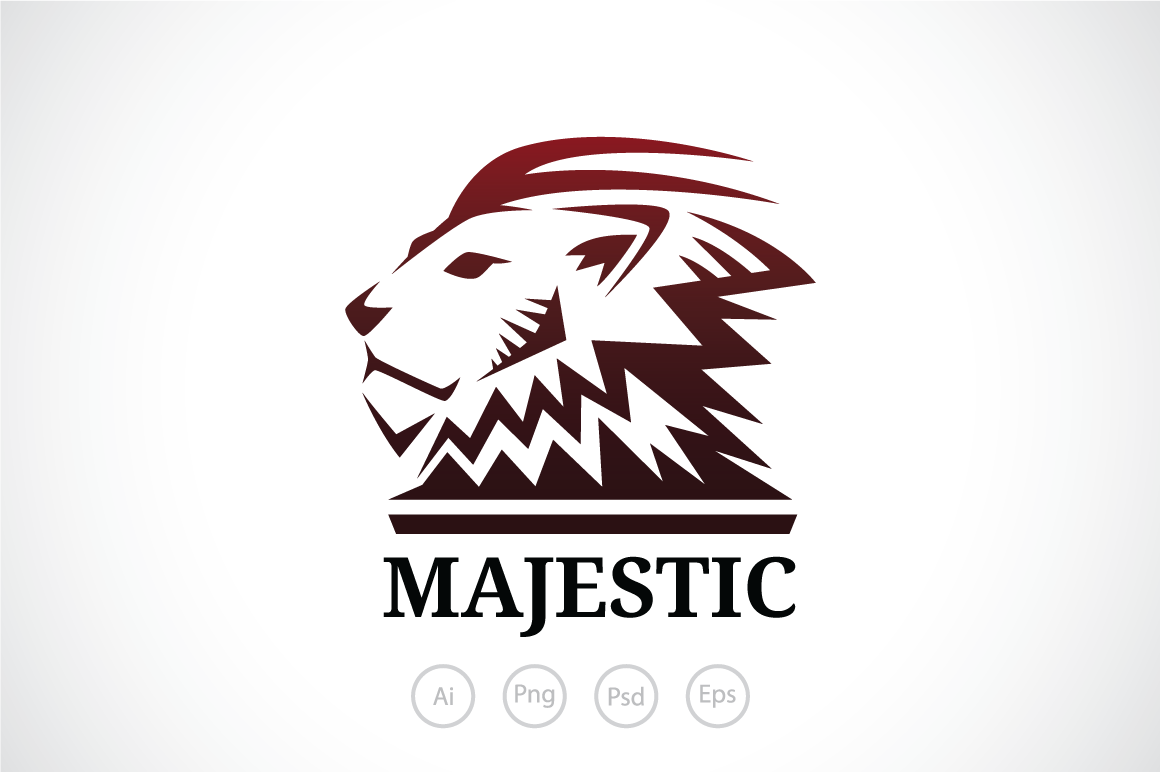 Majestic Lion Logo Template, a Branding & Logo Template by Heavtryq Design