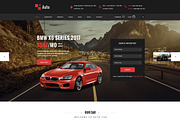 Auto - Modern car rental service PSD, a Websites & App Template by Knighthemes (Thumbnail 1 of 11)