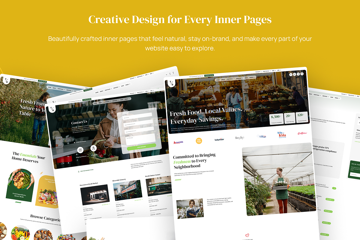 Grocery Store WooCommerce WP Theme, a WordPress Template by Siksmart (Photo 7 of 7)