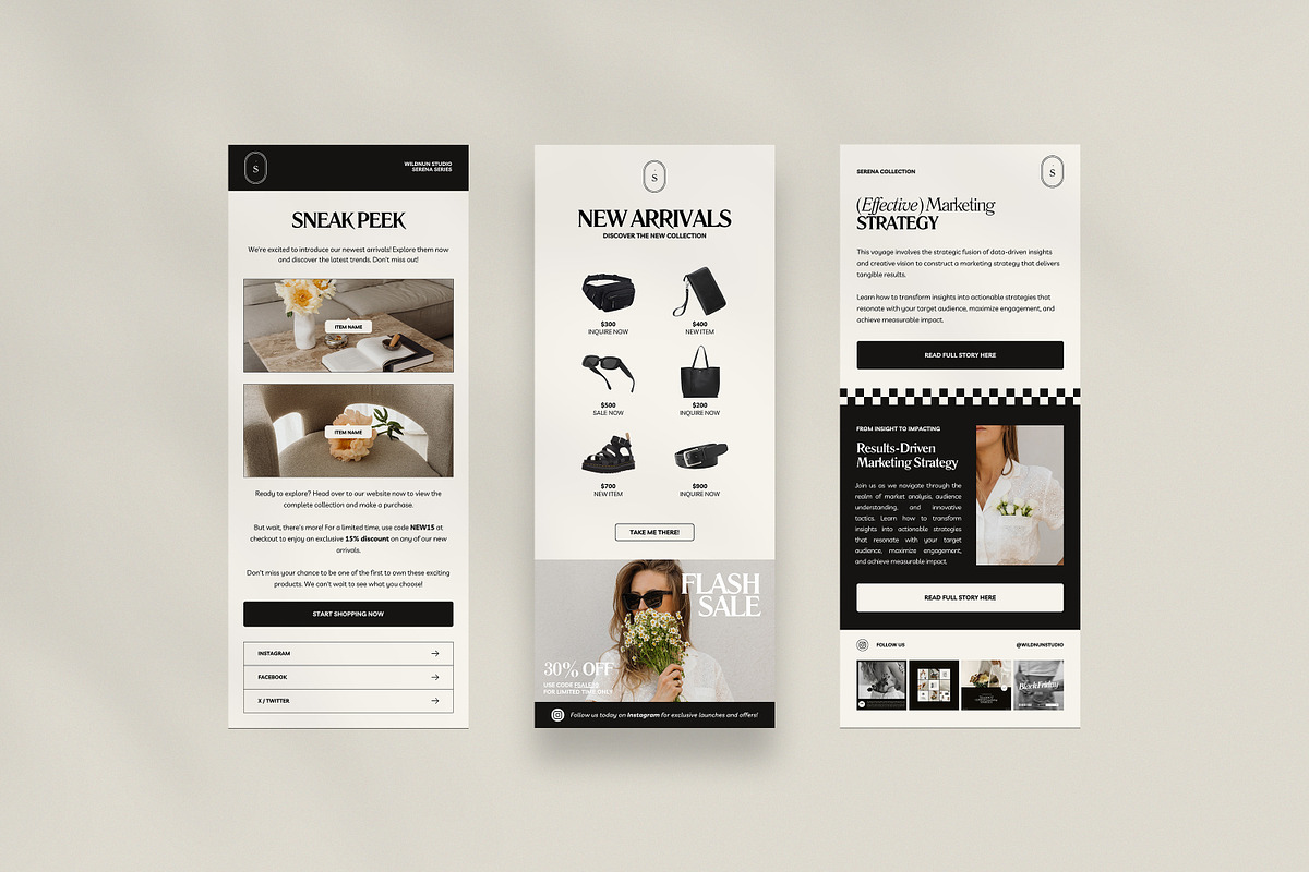 SERE / Newsletter Template, an Email Template by Wildnun Studio (Photo 6 of 18)