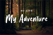 Brontus Brush Font, a Script Font by Formatika Studio (Thumbnail 5 of 6)