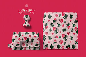 Unicorns - Cliparts And Patterns