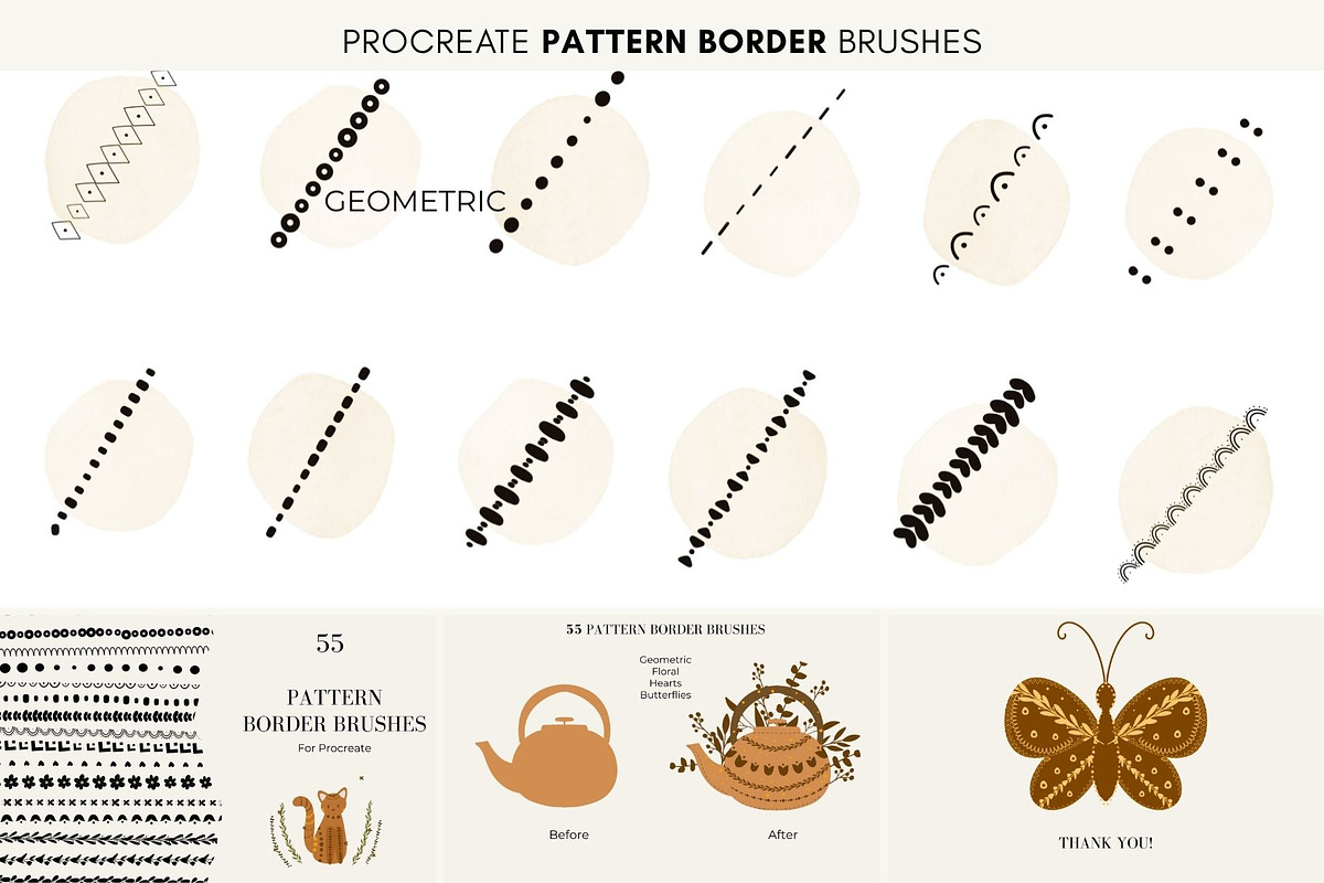 180 Procreate Brush Bundle, a Brush Add-On by Jenteva Art (Photo 10 of 18)