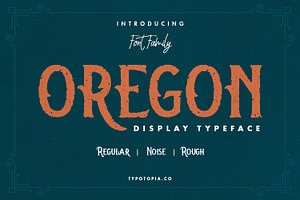 Oregon Display Typeface