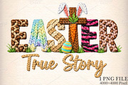 Crochet Easter True Story PNG, an Illustration by Canvas Craft (Thumbnail 1 of 6)