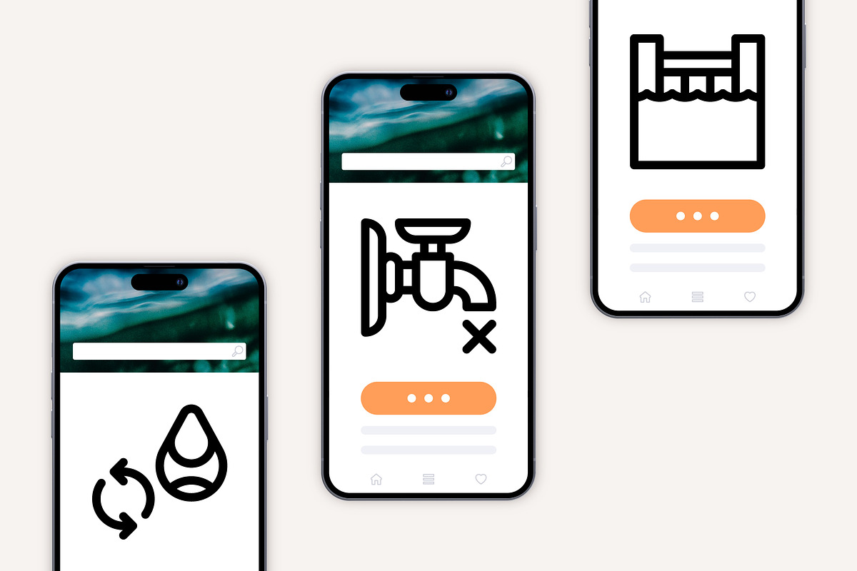 50 Water Crisis Icons, an Icon by Side Project (Photo 5 of 7)