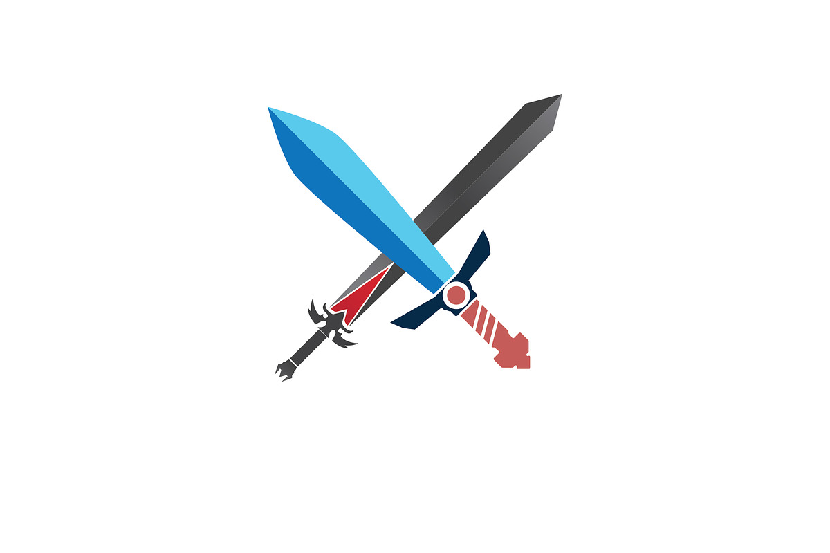Sword game item vector symbol logo, a Branding & Logo Template by ...