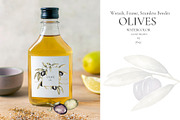 Watercolor Olives collection, a Graphic by MayaNavits (Thumbnail 14 of 25)