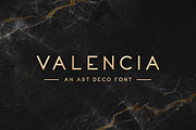 Valencia Typeface, a Sans Serif Font by Tugcu Design Co. (Thumbnail 1 of 5)