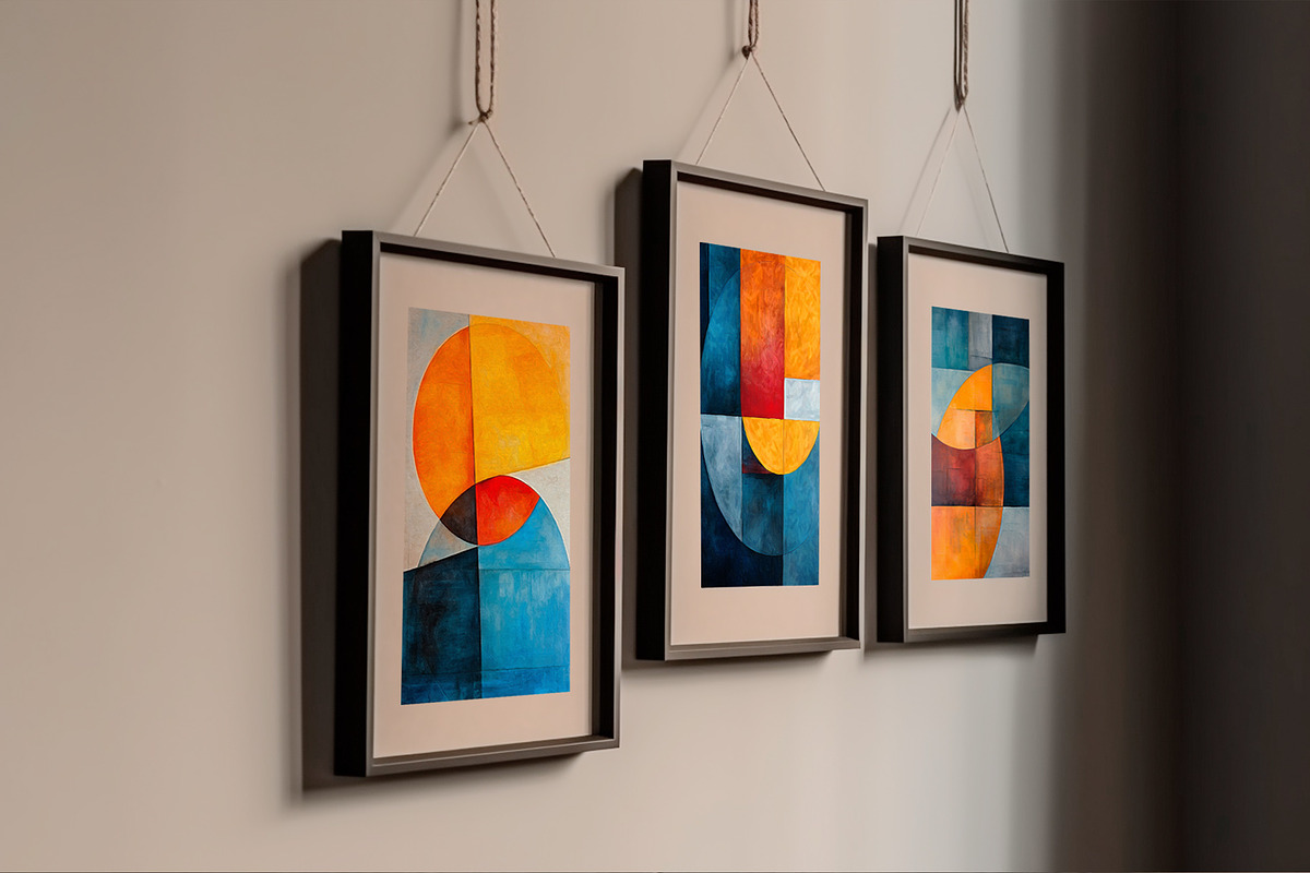 Modern abstract painting., a Wallpaper Graphic by O m N i  Studio (Photo 3 of 12)